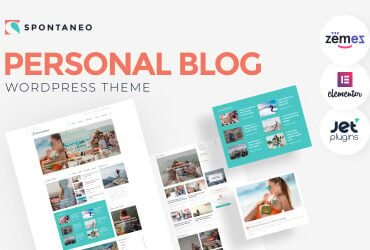 Spontaneo - Personal Travel Blog WordPress Theme