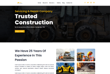 Taran  Constrution Divi Wordpress theme