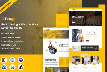 Tilefit - Paving & Tiling Services WordPress Theme