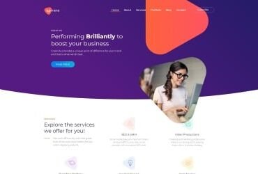 Upmine - Corporate Digital Agency WordPress Elementor Theme