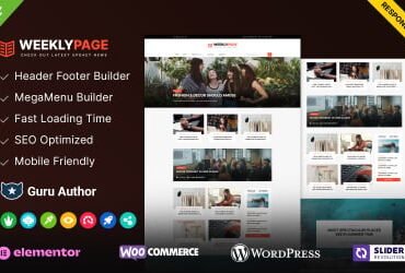 Weeklypage - News and Magazine Blog WordPress theme