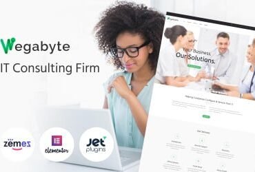 WegaByte - Elementor-based IT Consulting WordPress Theme